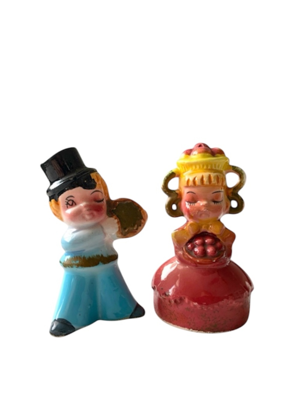 Vintage Shafford Salt and Pepper Sweet Shoppe Shakers
